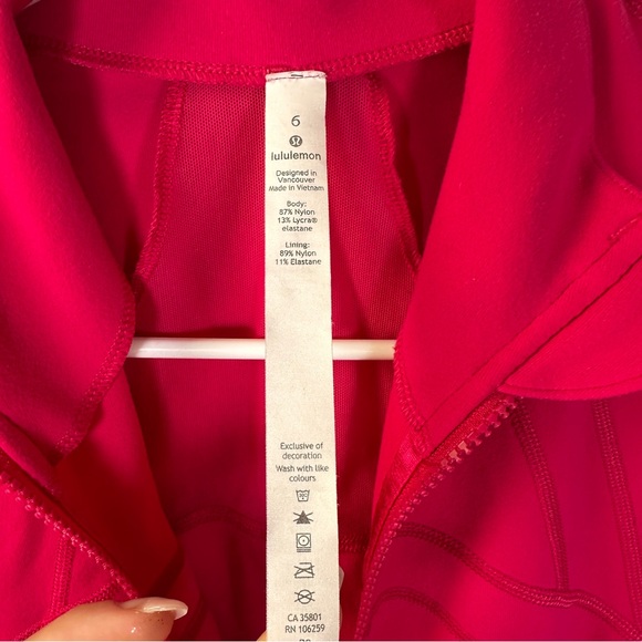 Lululemon Define Jacket — Calypso Pink (Sz 6) — Rare Color Luon - Picture 14 of 17